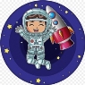 Космонавт клипарт (66 фото) » Рисунки для срисовки и не только